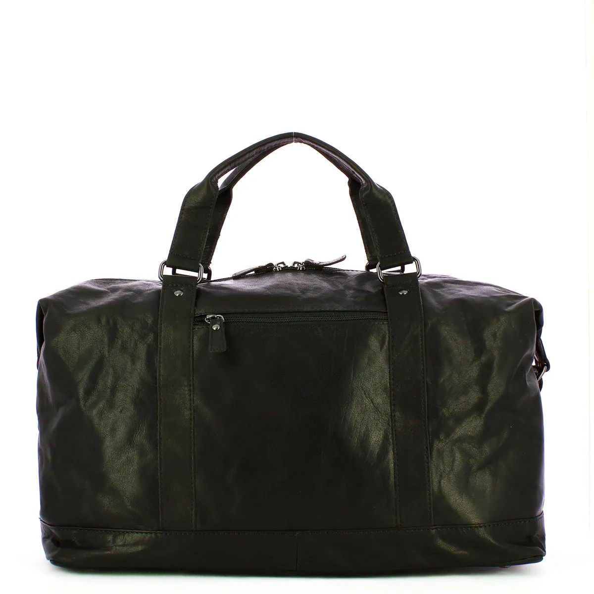 Aeronautica Militare - Borsone in pelle - AM306 - NERO